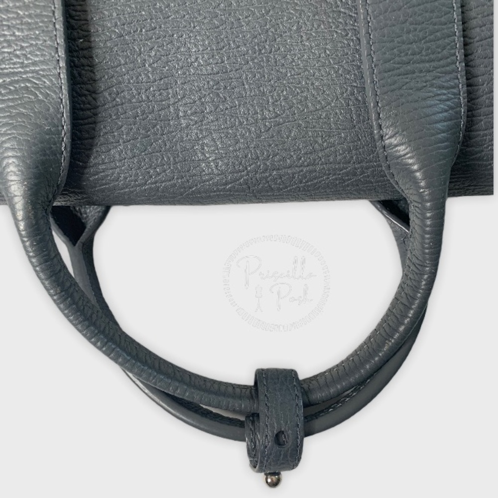 3.1 Phillip Large Grey Leather Silver Pashli Tote - Picture 11 of 16